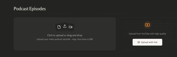 How to upload your episode